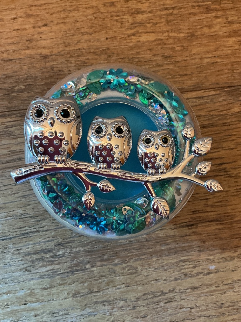 Bath Body Works Scentportable Visor Clip Car Owls